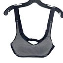 Avia  Womens Sports Bra Padded Comfy Support Active Gray Black Size 38C Photo 0