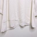 J.Jill  Cream or Ivory color blouse top Women’s Size Large Roll Tab Sleeves Photo 1