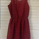 Divided H&M  red boho tribal print mini dress Photo 0