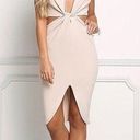 Love Culture  Sand Twisted Cut Out Bodycon Dress Photo 0