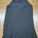 L'Agence 100% Silk Minimalist Knee Length Ruffle Cowl Neck Size 6 Dress Photo 0