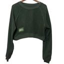 Daily Drills  Cropped Crew Neck Reversible Sweatshirt French Terry Size Small Photo 4