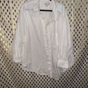 Ava & Viv  Long Sleeve Relaxed Fit Button-Down Shirt White size 1X Photo 4