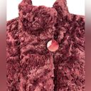 Dennis Basso NWOT -  Rosette Faux Fur Coat - Size S Photo 4