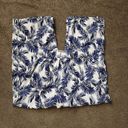 Panama Jack Blue/White Hawaiian Palm Tree Pants, Women's XL Photo 5