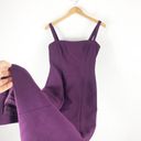 Cinq à Sept Cinq A Sept Ela Purple Ponte Midi Dress Size 2 Sleeveless Sheath Photo 10