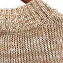 Harper  Puff Sleeve Marled Knit Chunky High Neck Sweater Photo 9