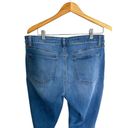 Talbots  Womens Denim Jeans Straight Leg Crop Blue Womens Size 10 Stretch Photo 2