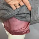 Vintage Jean Pierre Skirt Plaid Mini‎ Office Professional Gray Pencil Structured Size XS Photo 12