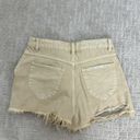 Rolla's Rolla’s “Dusters” high rise slim distressed denim shorts Layla stone tan khaki Photo 6