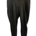 Lane Bryant  Waxed Leather Look Stretch Pants Leggings Black 20 Plus Size Photo 0