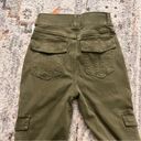 Spanx Stretch Twill Ankle Cargo Pant‎ Darken Olive Size Small Tall NWT Photo 7