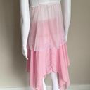 Vintage Lace Slip Top Lingerie With Bow Pink Blush Size L Photo 8