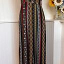 Tahari  Bohemian Flounce Hem Colorful Maxi Dress Photo 0