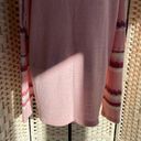 Northern Reflections Vintage  Granny Cardigan Striped Pink Floral Buttons Size XL Photo 9