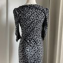 Rebecca Taylor Floral Daisy Ruched Jersey Midi Dress Photo 10