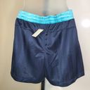 Nike  Navy Blue Striped Soccer Athletic Shorts Women Small Photo 2