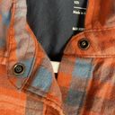 Rei Co-op  Womens Flannel Shacket Shirt Size Large Organic Cotton Button Up Red Photo 5