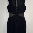 B Darlin  Black Mesh Mini Dress size 7/8 Photo 2