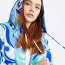 Hill House  The Allie Zip-Up Hoodie Ocean Kaleidoscope NWT Size Medium Photo 2