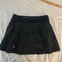 Lululemon  4 Pace Rival Skirt Black, Mini Skorts Has Shorts Underneath Photo 10