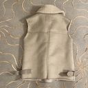 Bershka  | Sherpa Suede Like Cozy Vest Beige Ivory XS Photo 3