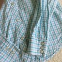 Aeropostale Vintage Y2K Plaid Pearl Snap Button Down Western Shirt - Sz Small Photo 6