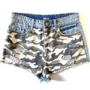 BDG Urban Outfitters  Dree in Camo Camouflage Print High Rise Cheeky Short 27 $54 Photo 0