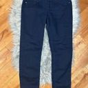 Spanx  Alexia High Rise Denim Skinny Jeans Side Zip Dark Wash Size Medium Photo 3