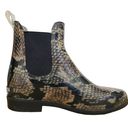 Ralph Lauren Lauren  Tally Bo Rai Snakeskin Rubber Booties Photo 0