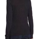 LA Made New  Maternity Long Sleeve V-Neck Wrap Top Knit Jersey Black Photo 1