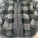 Abercrombie & Fitch  Sherpa checkered plaid zip up sweatshirt jacket xxs Photo 1