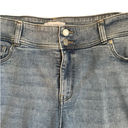 Lane Bryant  Women Jean Shorts Light Wash Longer Length Size 18 Blue Denim Staple Photo 6