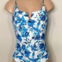 Red Carter New.  floral swimsuit. Large. Retails $168 Photo 0