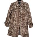 J.Crew  Leopard Animal Print Wool Blend Top Coat Size 4 Photo 1