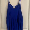 Dressy Tank Top Blue Size L Photo 0