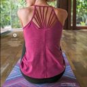 prAna  Arrowland Tank Pink Size XS Strappy Criss Cross Yoga Top Photo 1