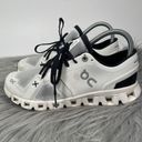 On Cloud  X 3 Womens Size 7 Black White Shoes Running Gym Athletic Sneakers Photo 1