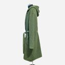 Lounge Onsen Unisex Green Supima Cotton Waffle Bath  Luxury Robe Sz L Photo 4