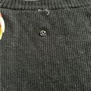 Lululemon  Chai Time Reversible Pullover II in Black / Heathered Deep Coal Small Photo 8