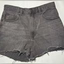 Uniqlo  Denim 100% Cotton Womens Cut Off Shorts Size 27 Black Western Goth Photo 0