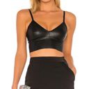 Commando Faux Leather Longline Bralette Photo 1