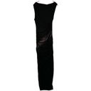 Naked Wardrobe Size L Maxi Dress Black Sculpt Off The Shoulder Ruched NEW Photo 4