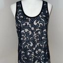 Karen Kane Pretty  Embroidered Overlay Tank! Photo 0