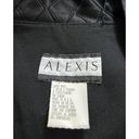 Alexis Vintage 80s 90s  Womens 2 pc Black Long Tuxedo Dress with Jacket Size L Photo 8