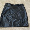 Amazon Black Leather Skirt Photo 0