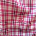 Banana Republic Pink Plaid Button down size Medium Photo 8