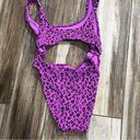 One Piece Purple animal print  swimsuit Photo 3