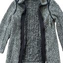 Talbots  Marled Wool Coatigan Stand Collar Coat Sweater Knit Medium Petite Photo 9