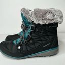 Columbia  Women's Heavenly Shorty Omni-Heat Snow Boots Black/Deep Water Size 6 Photo 2